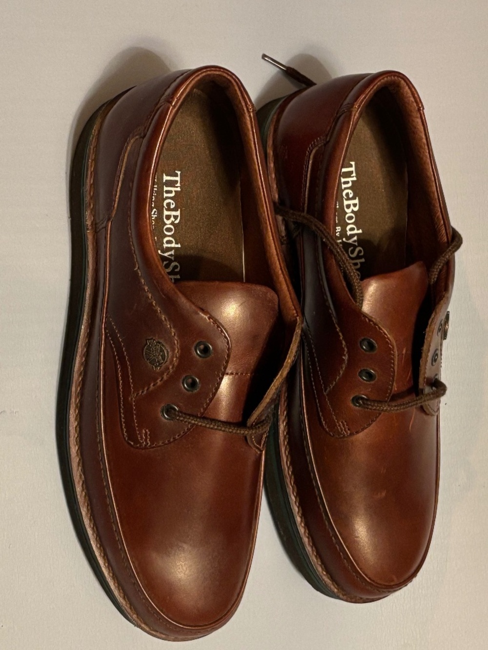 The Body Shoe Hush Puppies Walking Shoes Antique Brown Sz 9.5 M